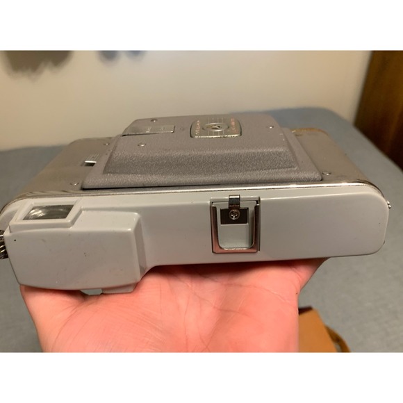 Vintage Polaroid Land Camera Model 95 1948 Gray Folding Bellows Camera Case - Picture 11 of 14